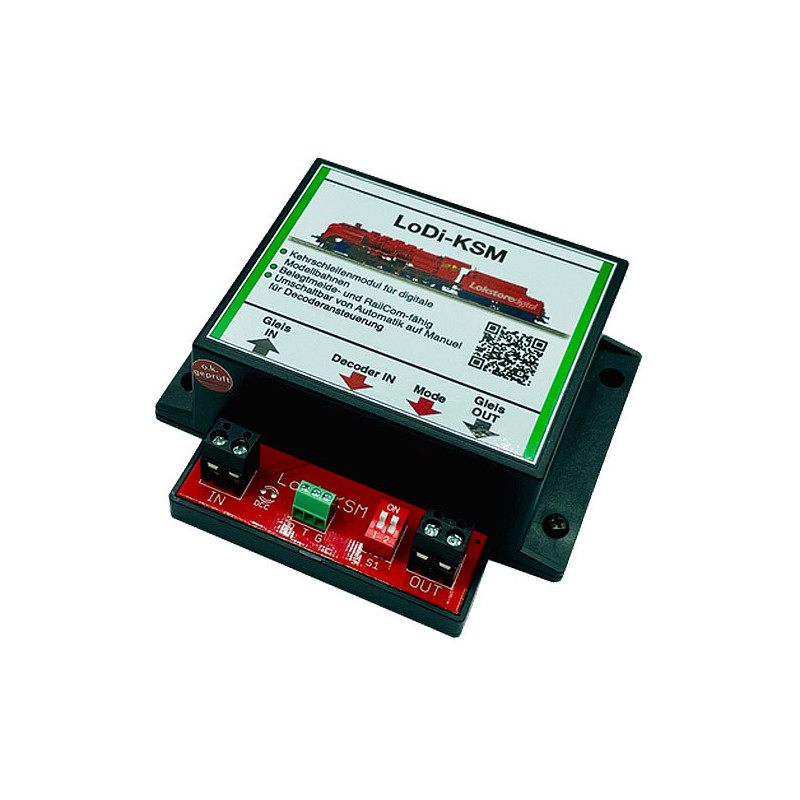 LoDi-KSM Reverse Loop Module for Digital Railways. LoDi-KSM Reverse Loop Module for Digital Railways.