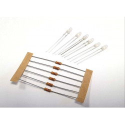 TTLED14 Train Tech LED14 LED Pack 3mm Red (10) Train Tech