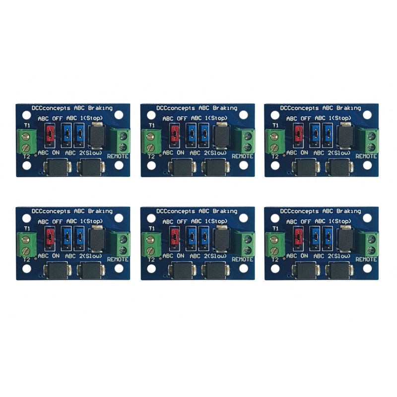 DCC Concepts Pack of 6 ABC slow or stop modules