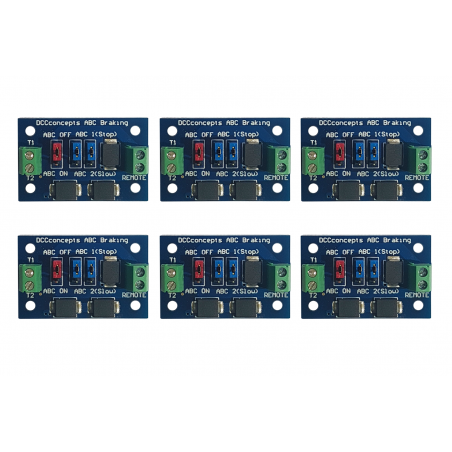 DCC Concepts Pack of 6 ABC slow or stop modules