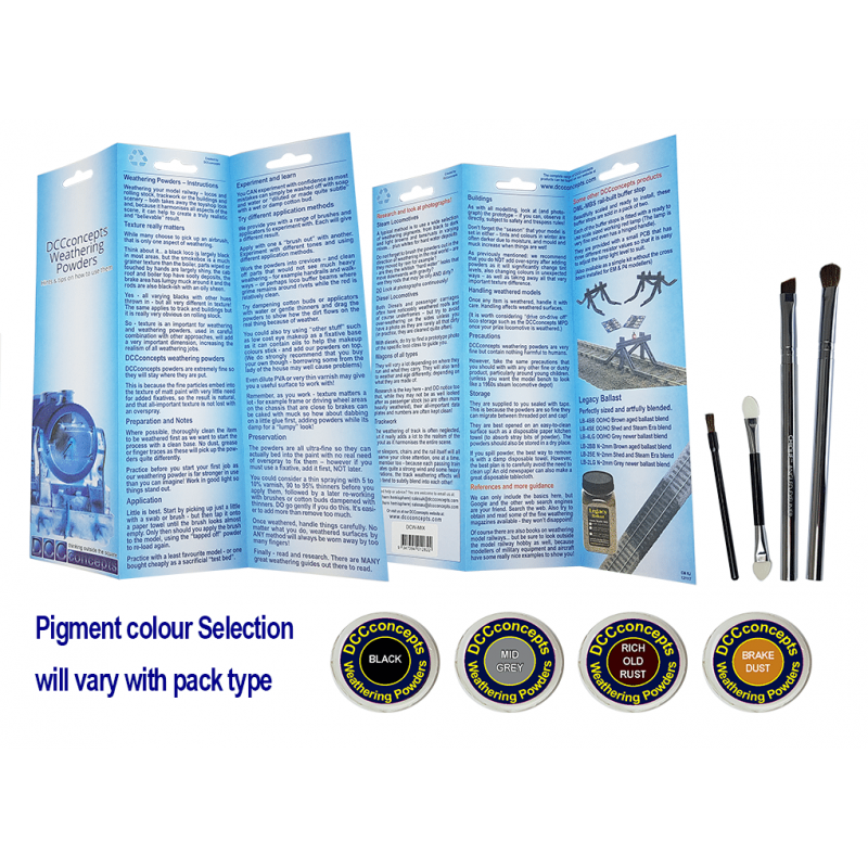 DCC Concepts Weathering Set Infrastructure