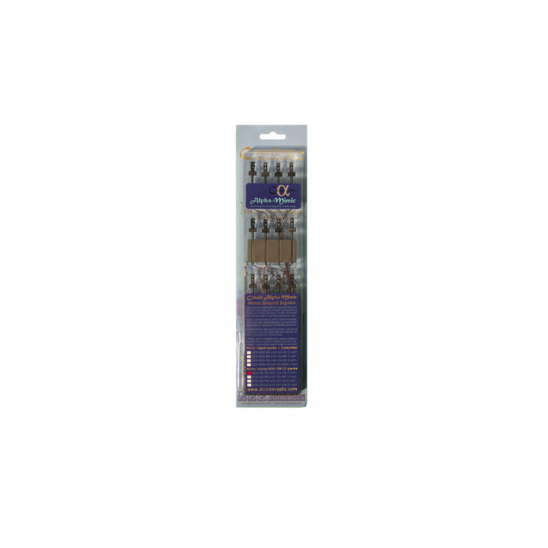 DCC Concepts 12x 2-wire Red Green Ground Signal