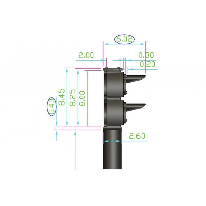 DCC Concepts 12x 2-wire US-type Ground Signal