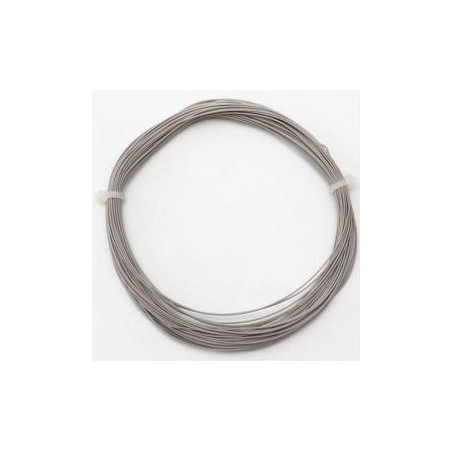 ESU Super thin cable, 0.5mm diameter, AWG36, 10m bundle, grey colour