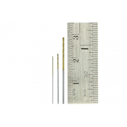 DCC Concepts Drill Bits (Coated) 0.3 0.5 0.7mm (10 Each)